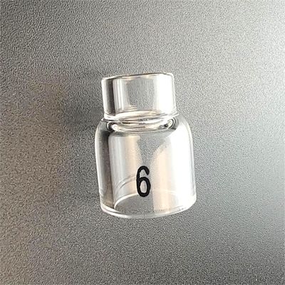 UPPERWELD 13NQ10-6 7 8 Clear Glass Nozzle Perfect for Professional Tig Welding Torch