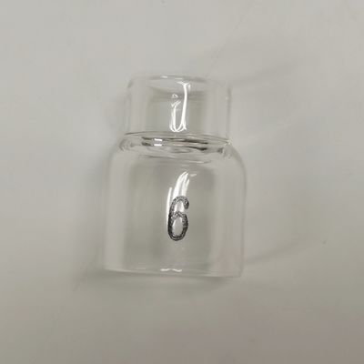 UPPERWELD 53NQ60-6 Clear Glass Nozzle for Tig Welding Torch Customized Support OEM