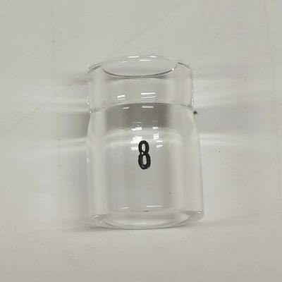 UPPERWELD 53NQ61S-8 Clear Glass Nozzle Tig Torch Accessory for Improved Gas Coverage