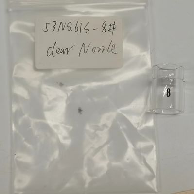 UPPERWELD 53NQ61S-8 Clear Glass Nozzle Tig Torch Accessory for Improved Gas Coverage