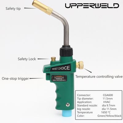High Temperature Heating Torch with Adjustable Head Design and Professional Welding