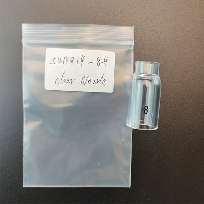 OBM Support UPPERWELD 54NQ14-8 Clear Glass Nozzle Clear Quartz Cups Tig Accessories