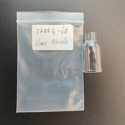 Clear Glass Nozzle and Quartz Cups UPPERWELD 54NQ16-6 for Tig Welding Torch Precision