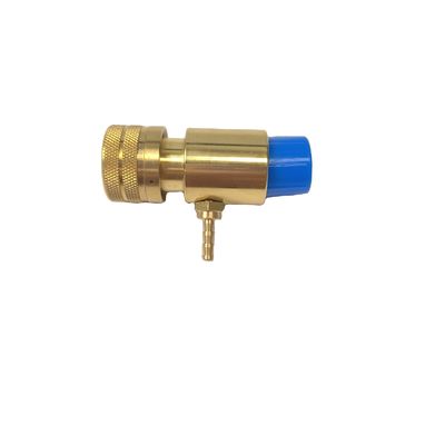 1&quot;-20Teeth Left-hand thread Upper Solid Brass Oxygen Regulator Tank Valve N.W. 223.6g