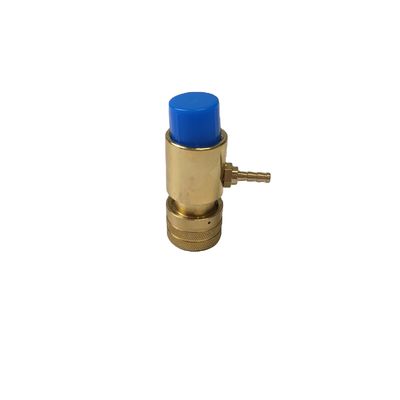 1&quot;-20Teeth Left-hand thread Upper Solid Brass Oxygen Regulator Tank Valve N.W. 223.6g