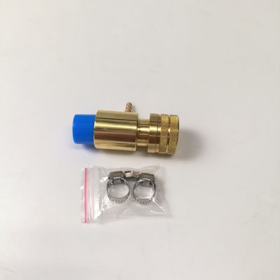 1&quot;-20Teeth Left-hand thread Upper Solid Brass Oxygen Regulator Tank Valve N.W. 223.6g