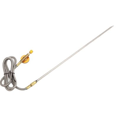 Telescopic Gas Torch for Outdoor Camping BBQ Hiking Travelling Copper Stainless Steel