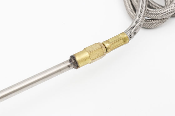 Telescopic Gas Torch for Outdoor Camping BBQ Hiking Travelling Copper Stainless Steel