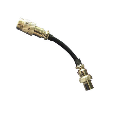 Customized Black 5 Pin Male to Male HF Wire Adapters Control Wire Plugs for TIG Welding Accessories