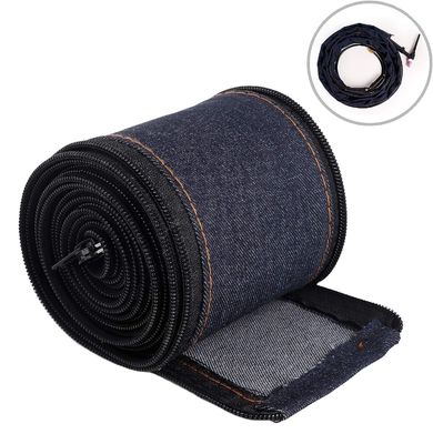 Durable Welding Torch Cable Cover Cowboy Zipper Jacket Style Protector for Gas Arc Torch