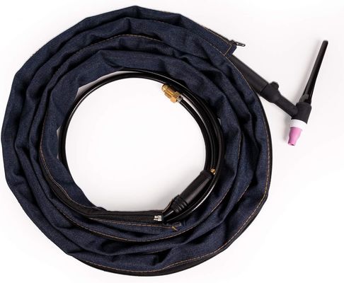 Durable Welding Torch Cable Cover Cowboy Zipper Jacket Style Protector for Gas Arc Torch