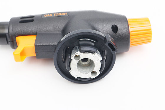 Black Customized Support Gas Torch Butane Lighter Torch Flame Gun with Piezo Ignition