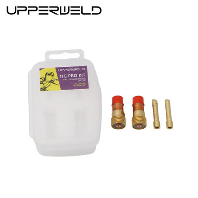 Gold Upperweld 4GL116 Gas Lens and 4C116GS Wedge Collet Kit for WP17 18 26 Welding Torch