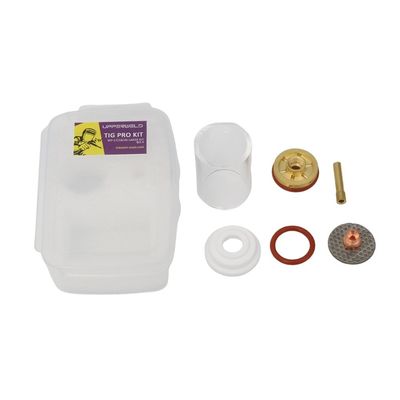 WP17 18 26 Tig Welding Torch Accessories Straight-sided Glass Nozzle Kit for Tig