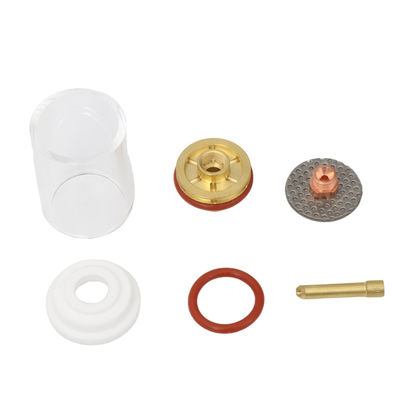 WP17 18 26 Tig Welding Torch Accessories Straight-sided Glass Nozzle Kit for Tig