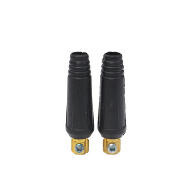 10-25 Male 100A-200A European Type Copper Welding Cable Connector for Welding Machine