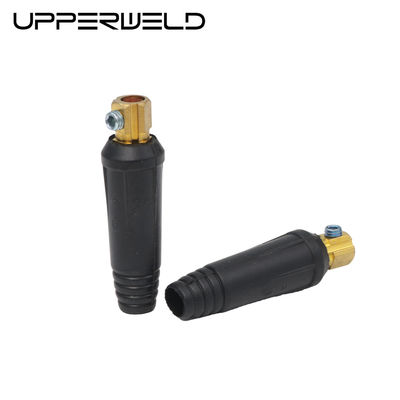 10-25 Male 100A-200A European Type Copper Welding Cable Connector for Welding Machine