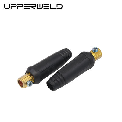10-25 Male 100A-200A European Type Copper Welding Cable Connector for Welding Machine