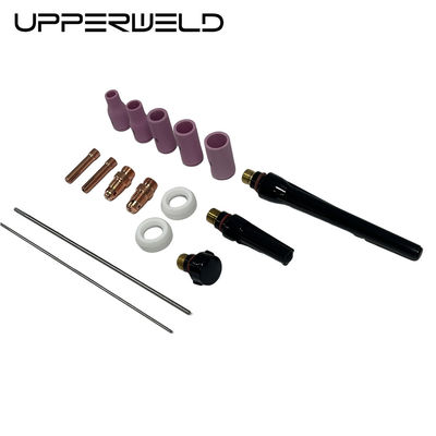 Pink 16PCS TIG Welding Torch Accessories for Long-Lasting 13N Series Ceramic Nozzles