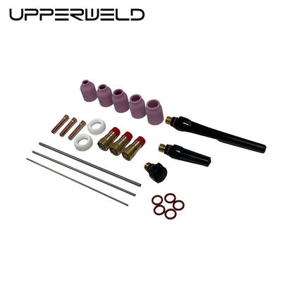 Achieve Perfect TIG Welds with UPPERWELD 29PCS TIG Welding Torch Accessories and Gas Lens