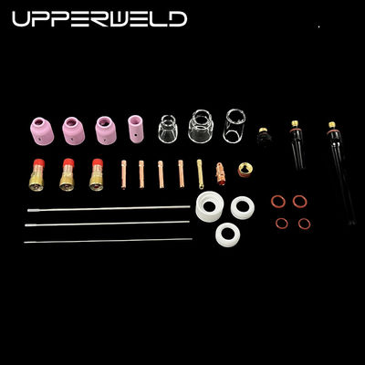 53N Ceramic and Clear Nozzle TIG Spare Parts 38PCS TIG Welding Torch Accessories