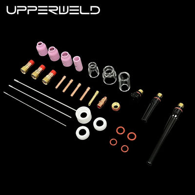 53N Ceramic and Clear Nozzle TIG Spare Parts 38PCS TIG Welding Torch Accessories