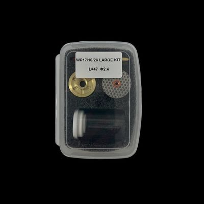 WP-17/18/26 TIG Welding Torch Spare Parts Large Quartz Nozzle Kit and Collet Adapter