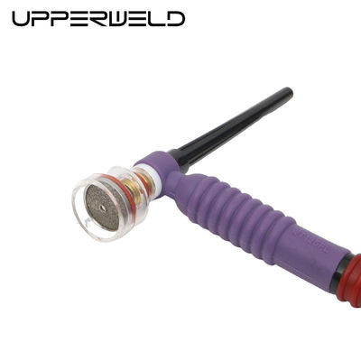 Purple Copper Cubber and Plastic UPPER WT125FL Flexible TIG Welding Torch Head Air Cooled