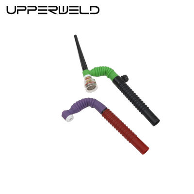 Purple Copper Cubber and Plastic UPPER WT125FL Flexible TIG Welding Torch Head Air Cooled