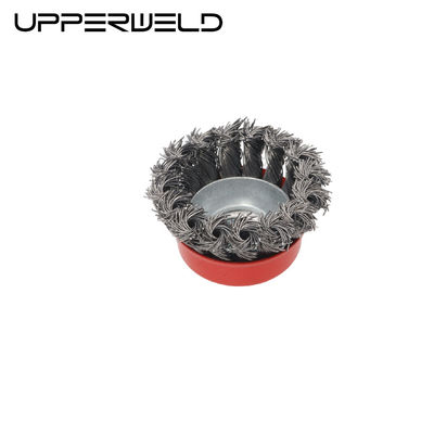 Customized Support 3 inch Twisted Wire Wheel Brush for Welding Consumables M14*75*2mm