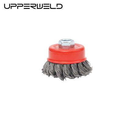 Customized Support 3 inch Twisted Wire Wheel Brush for Welding Consumables M14*75*2mm