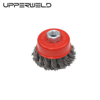 Customized Support 3 inch Twisted Wire Wheel Brush for Welding Consumables M14*75*2mm