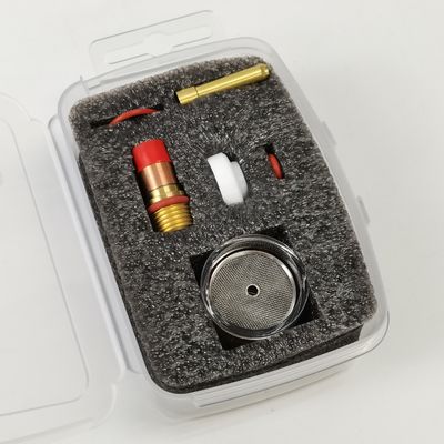 Durable TIG Cup Consumables WP17 18 26 TIG Large Champagne Clear Nozzle Kit with Collet Body