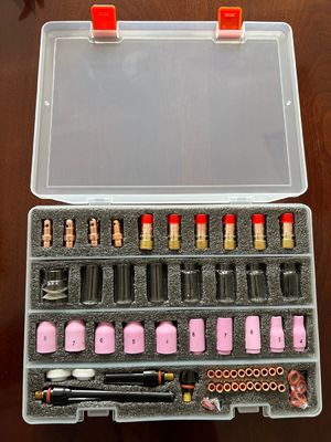 Advanced TIG Welding Torch Set with Ceramic Cup and Clear Nozzle 17 18 26 74 Kits