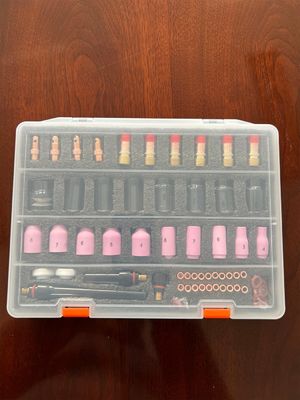 Advanced TIG Welding Torch Set with Ceramic Cup and Clear Nozzle 17 18 26 74 Kits