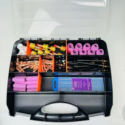Advanced TIG Welding Torch Set with Ceramic Cup and Clear Nozzle 17 18 26 74 Kits