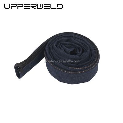 4m TIG Welding Torch Cable Cover With Cowboy Zipper Jacket Style Blue