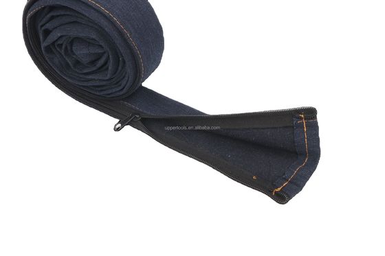 4m TIG Welding Torch Cable Cover With Cowboy Zipper Jacket Style Blue