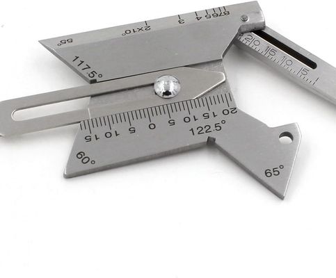 Silver HJC30 Double Slide Stainless Steel Welding Gauge for Multi Function Welding