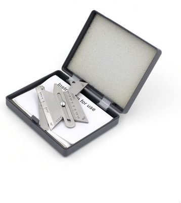 Silver HJC30 Double Slide Stainless Steel Welding Gauge for Multi Function Welding