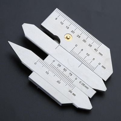 ODM Supported Multi Function Welding Gauge HJC45B Stainless Steel Double Slide Welding